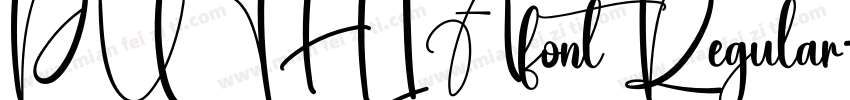 PUTHIAfont Regular字体转换